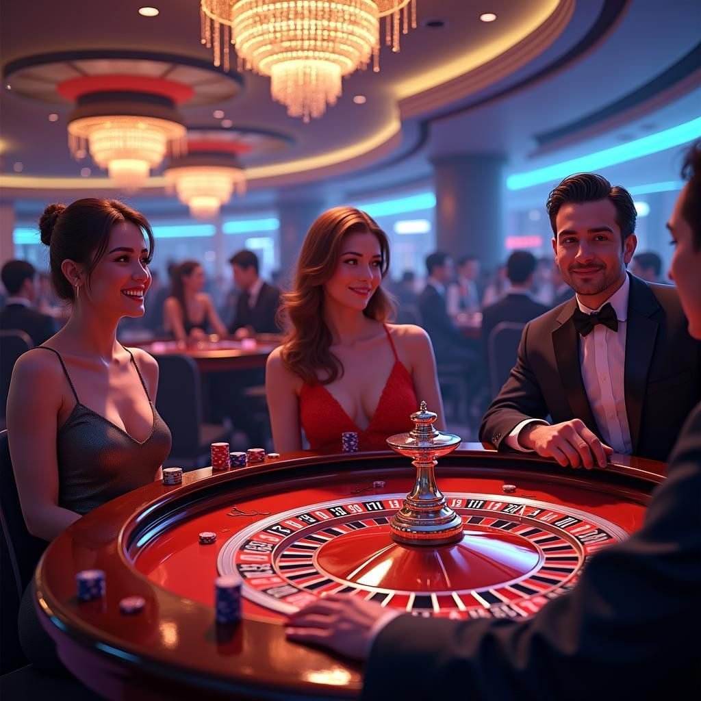 Antarmuka permainan slot Blueprint Gaming di sedang hoki