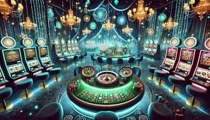 Antarmuka taruhan Baccarat langsung dengan pilihan Pemain, Banker, Seri